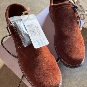 Bavaria Trachten Oktoberfest Shoes - Men's Haferl - Dark Brown